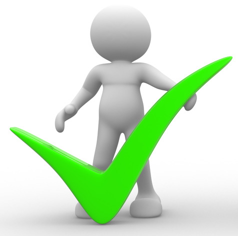 3d people - men, person with positive and negative symbol.